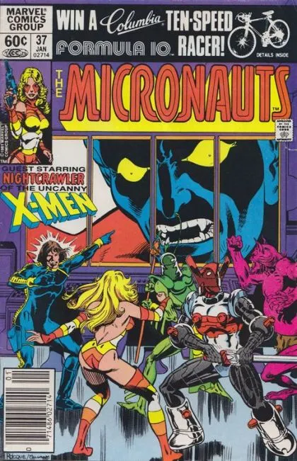 Micronauts, Vol. 1 #37 Newsstand Edition comic book cover, 1982