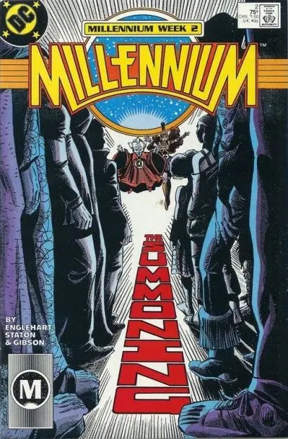 Millennium #2 Direct Edition comic book cover, 1988