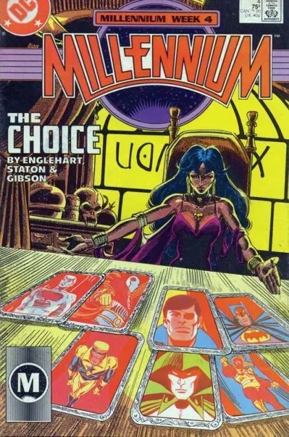Millennium #4 Direct Edition comic book cover, 1988