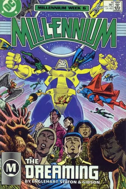 Millennium #6 Direct Edition comic book cover, 1988