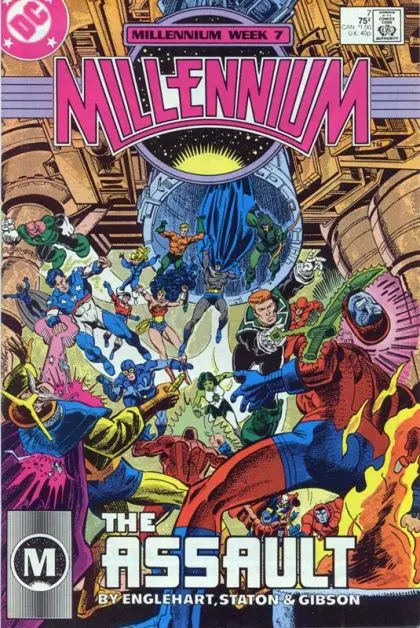 Millennium #7 Direct Edition comic book cover, 1988