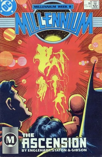 Millennium #8 Direct Edition comic book cover, 1988