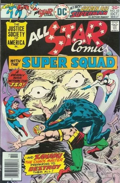 All-Star Comics, Vol. 1 #62 comic book cover, 1976