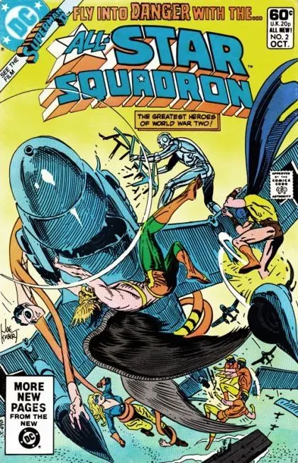 All-Star Squadron #2 Direct Edition comic book cover, 1981