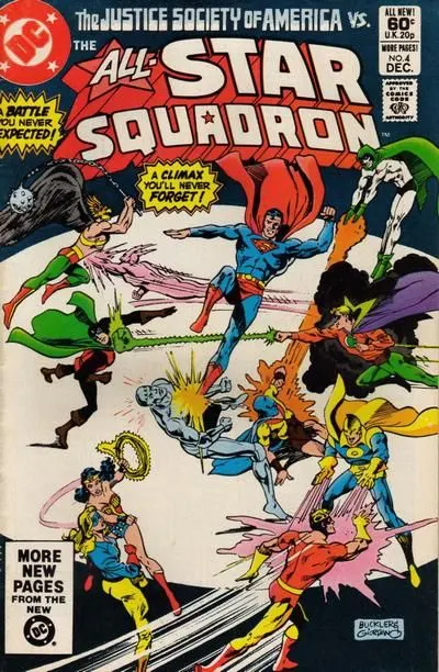 All-Star Squadron #4 Direct Edition comic book cover, 1981