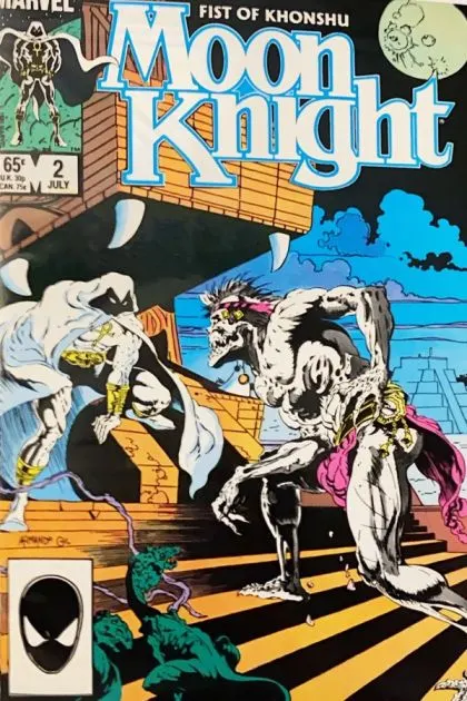 Moon Knight, Vol. 2 #2 Direct Edition comic book cover, 1985