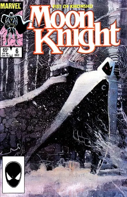 Moon Knight, Vol. 2 #6 Direct Edition comic book cover, 1985