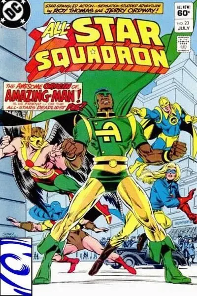 All-Star Squadron #23 Direct Edition comic book cover, 1983
