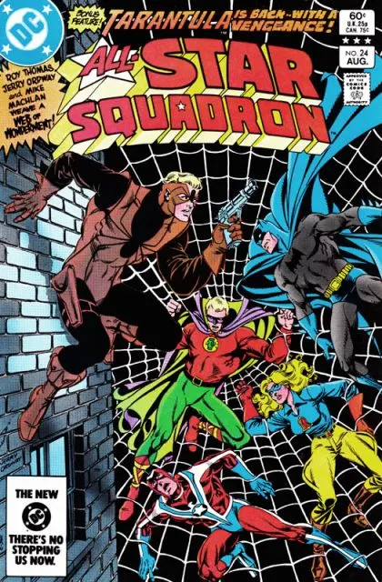 All-Star Squadron #24 Direct Edition comic book cover, 1983