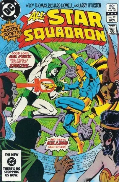 All-Star Squadron #27 Direct Edition comic book cover, 1983