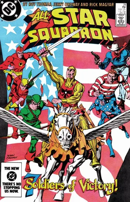 All-Star Squadron #29 Direct Edition comic book cover, 1984