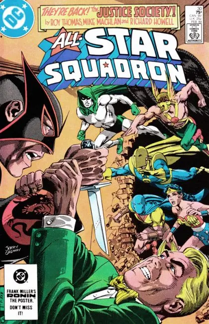 All-Star Squadron #30 Direct Edition comic book cover, 1984