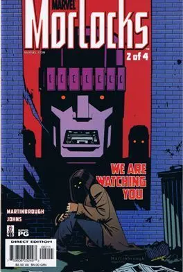 Morlocks #2 comic book cover, 2002