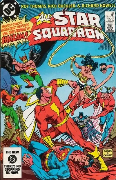 All-Star Squadron #36 Direct Edition comic book cover, 1984