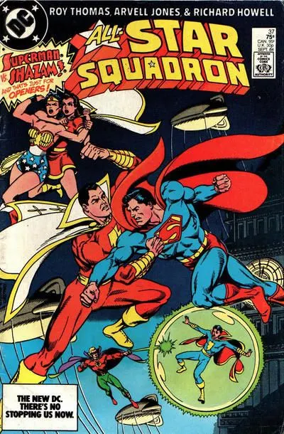 All-Star Squadron #37 Direct Edition comic book cover, 1984