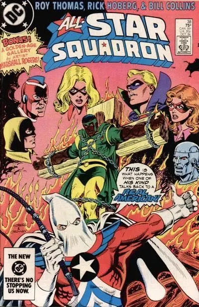 All-Star Squadron #38 Direct Edition comic book cover, 1984
