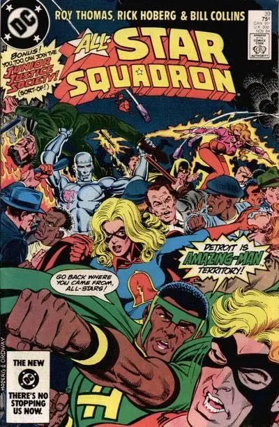 All-Star Squadron #39 Direct Edition comic book cover, 1984