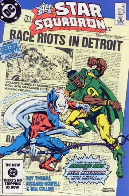 All-Star Squadron #40 Direct Edition comic book cover, 1984