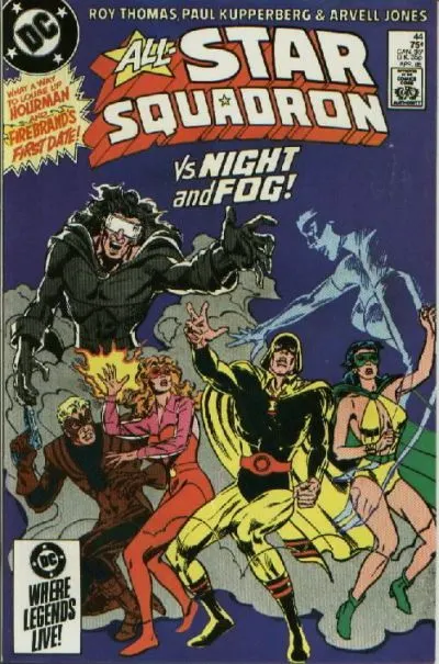 All-Star Squadron #44 Direct Edition comic book cover, 1985