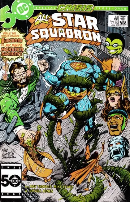 All-Star Squadron #53 Direct Edition comic book cover, 1986