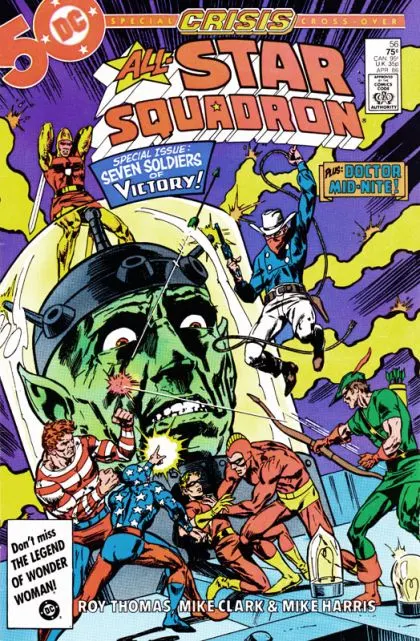 All-Star Squadron #56 Direct Edition comic book cover, 1986
