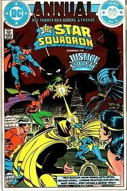 All-Star Squadron Annual #3 Direct Edition comic book cover, 1984