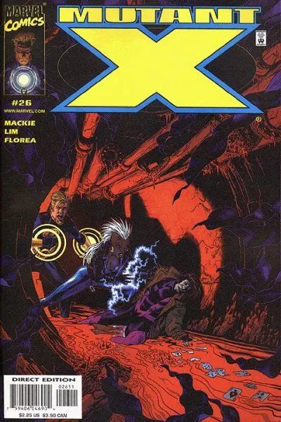 Mutant X #26 Direct Edition comic book cover, 2000