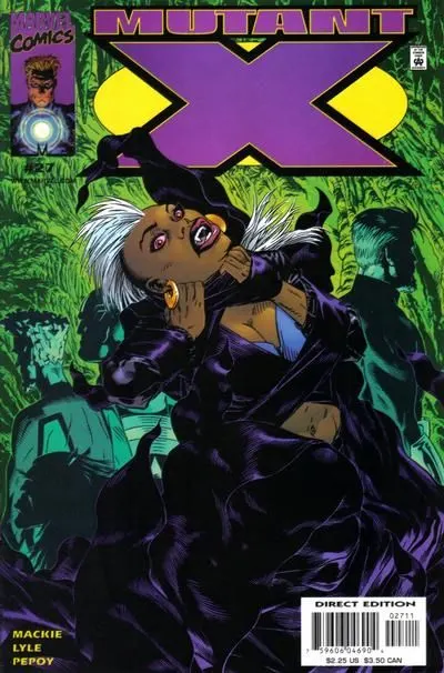 Mutant X #27 Direct Edition comic book cover, 2001