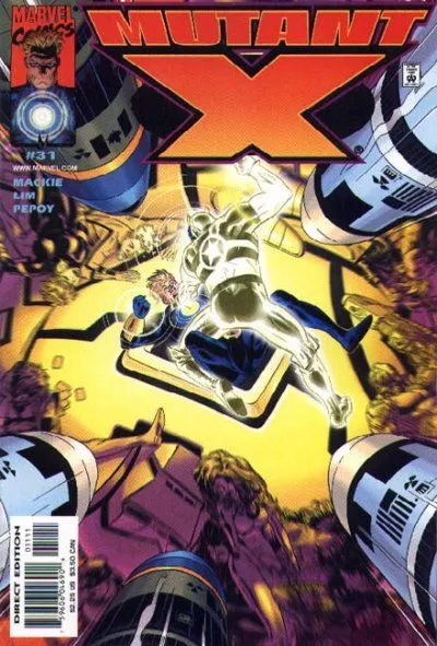 Mutant X #31 Direct Edition comic book cover, 2001