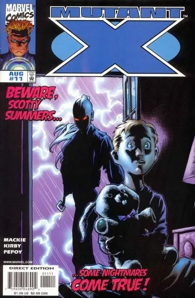 Mutant X #11 Direct Edition comic book cover, 1999
