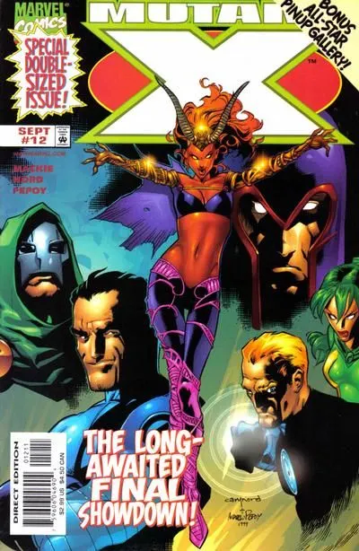 Mutant X #12 Direct Edition comic book cover, 1999