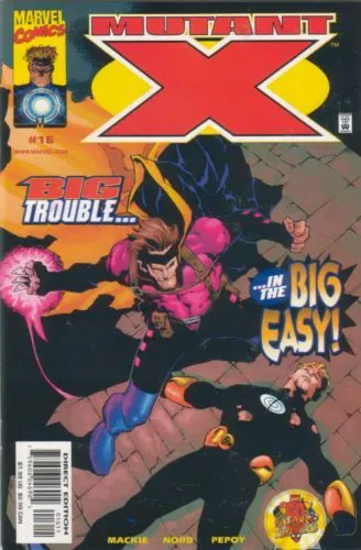 Mutant X #16 comic book cover, 2000