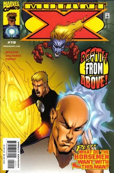 Mutant X #19 Direct Edition comic book cover, 2000