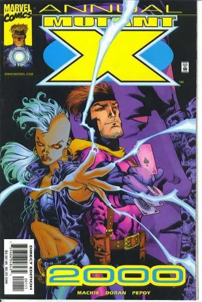 Mutant X Annual #2000 Direct Edition comic book cover, 2000