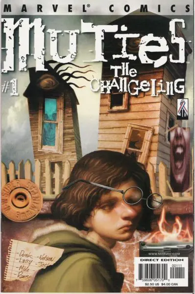 Muties #1 comic book cover, 2002