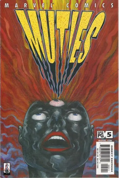 Muties #5 comic book cover, 2002