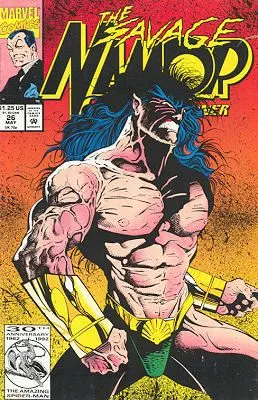 Namor, the Sub-Mariner #26 Direct Edition comic book cover, 1992