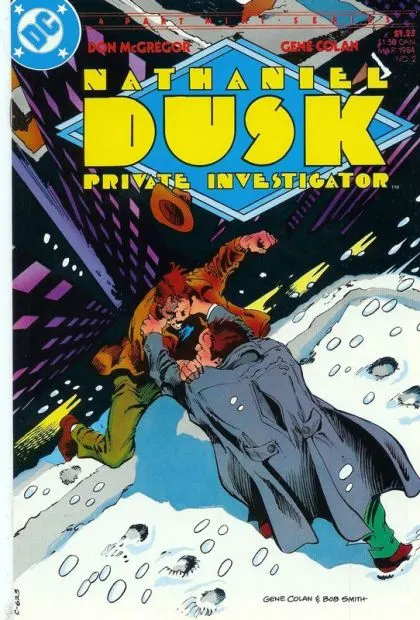Nathaniel Dusk I #2 comic book cover, 1984