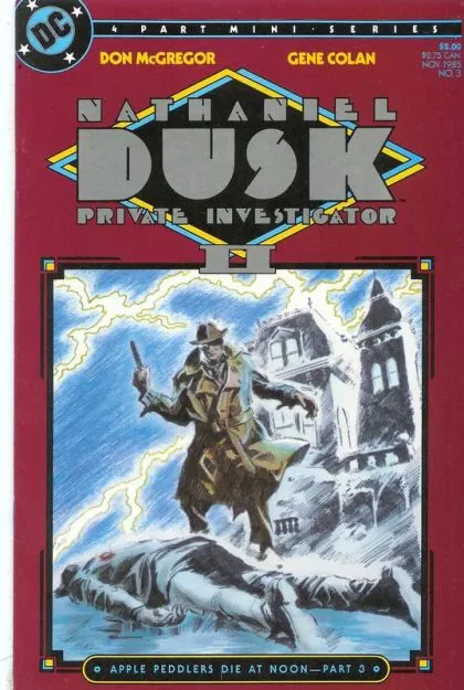 Nathaniel Dusk II #3 comic book cover, 1985