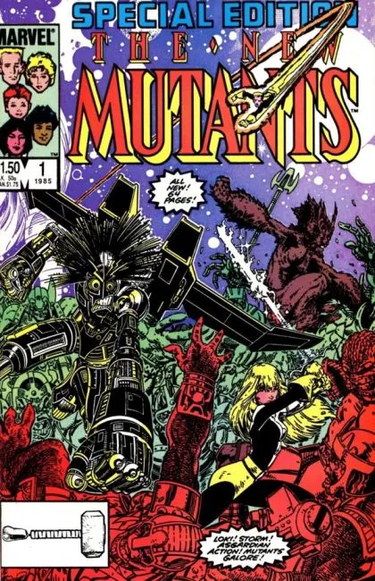 New Mutants Special Edition #1 Direct Edition comic book cover, 1985