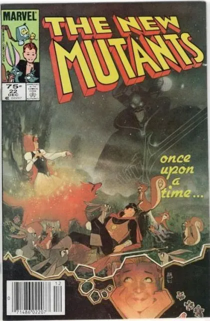 New Mutants, Vol. 1 #22 Newsstand Edition comic book cover, 1984