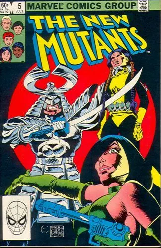 New Mutants, Vol. 1 #5 Direct Edition comic book cover, 1983