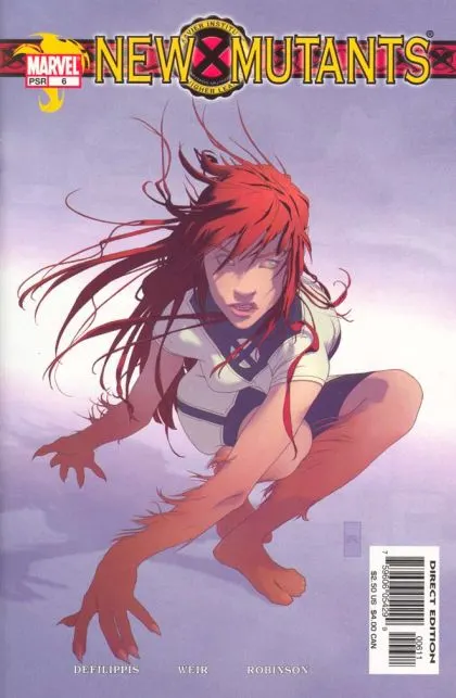 New Mutants, Vol. 2 #6 Joshua Middleton Regular comic book cover, 2003