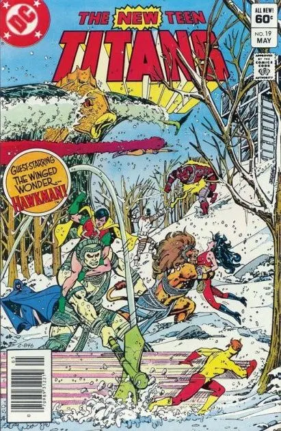 The New Teen Titans, Vol. 1 #19 Newsstand Edition comic book cover, 1982