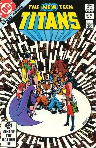 The New Teen Titans, Vol. 1 #27 Direct Edition comic book cover, 1983