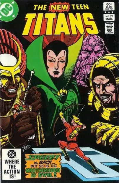The New Teen Titans, Vol. 1 #29 Direct Edition comic book cover, 1983