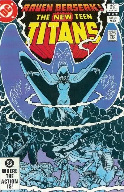 The New Teen Titans, Vol. 1 #31 Direct Edition comic book cover, 1983