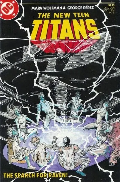 The New Teen Titans, Vol. 2 #2 comic book cover, 1984