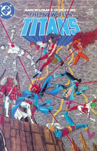 The New Teen Titans, Vol. 2 #3 comic book cover, 1984