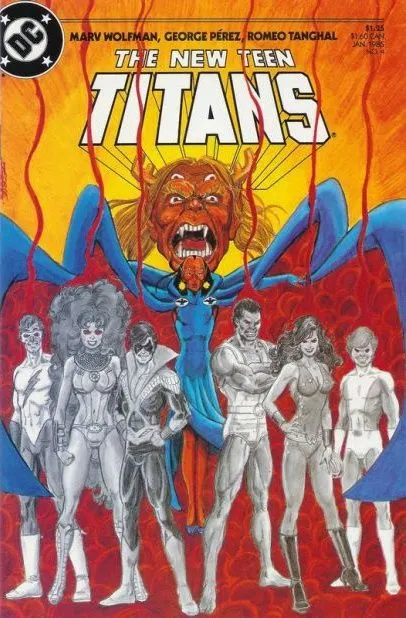 The New Teen Titans, Vol. 2 #4 comic book cover, 1985